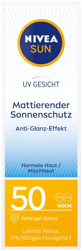 Crema de Protectie Solara Fata Nivea Sun Shine Control SPF50 50ml