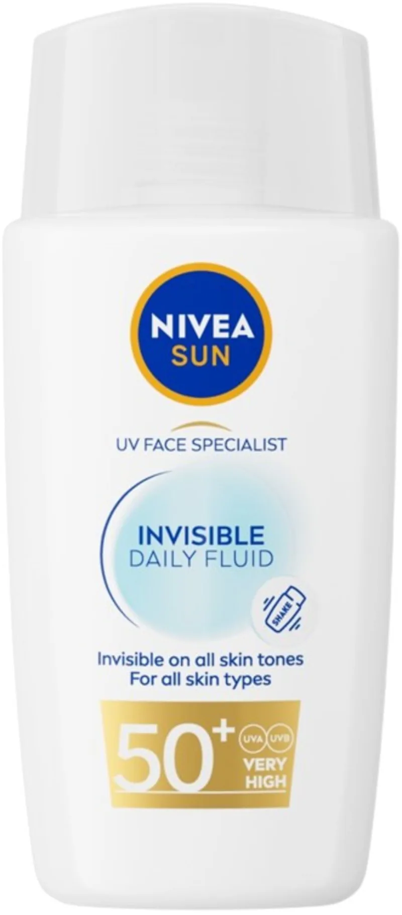 Fluid Facial Nivea Sun Invisible Daily SPF50+ 40ml