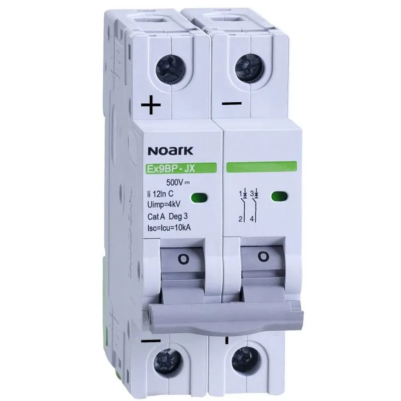 Noark Ex9BP-JX 2P 16A 500V DC C