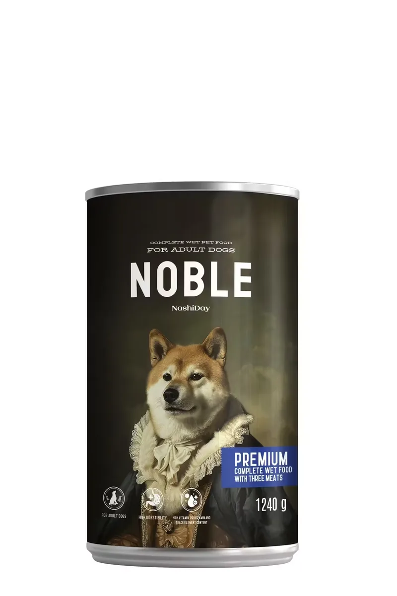 Hrana Umeda Caini NashiDay Noble Pui Vita si Porc 1240g