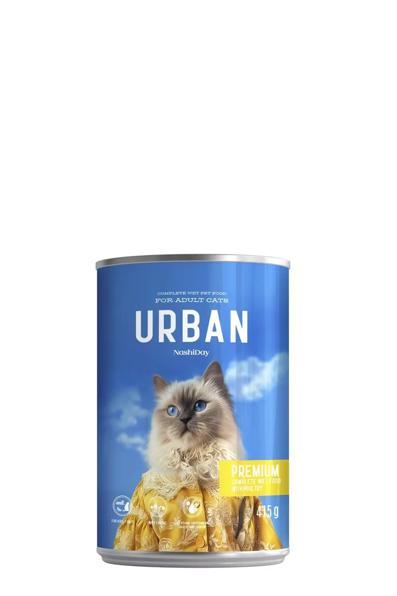 Hrana Umeda Pisici NashiDay Urban Pasare 415g