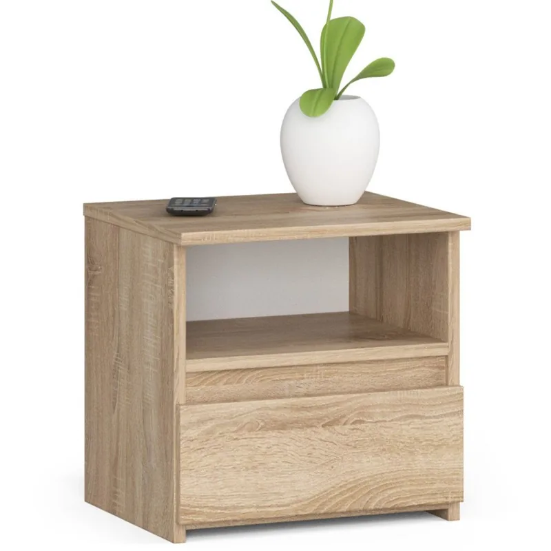 Noptiera Brius CL1 1 Sertar 40x35x40cm Stejar Sonoma