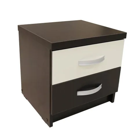 Noptiera Spectral Mobila Milano 2 Sertare Wenge si Fildes