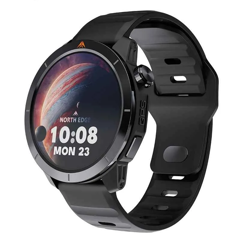 North Edge X-TREK 2 Smartwatch Sport GPS AMOLED 1.43 Negru