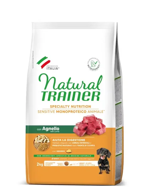 Hrana Uscata Caini Natural Trainer Sensitive No Gluten Mini & Toy Adult Miel 2kg