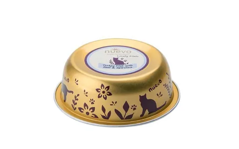 Hrana Umeda pentru Pisici Nuevo Cat Bol File Curcan Vita 85g