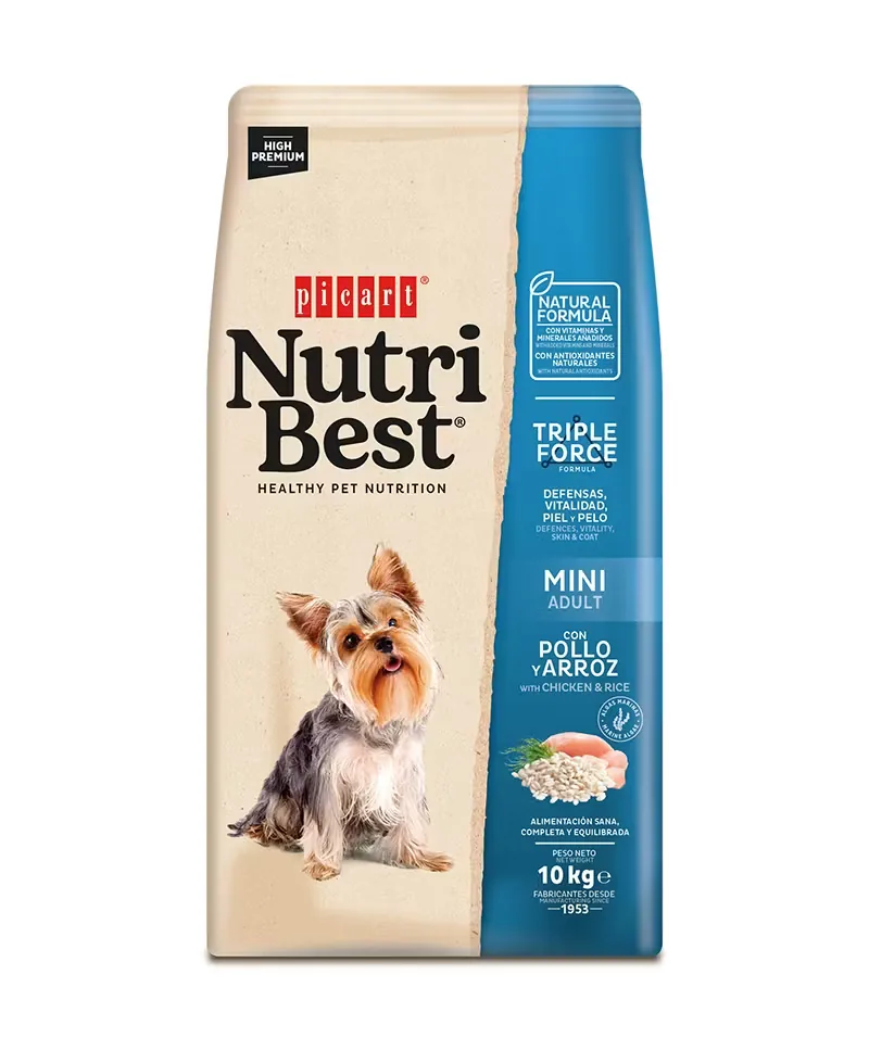 Hrana Uscata pentru Caini NutriBest Adult Dog Mini Pui si Orez 10kg