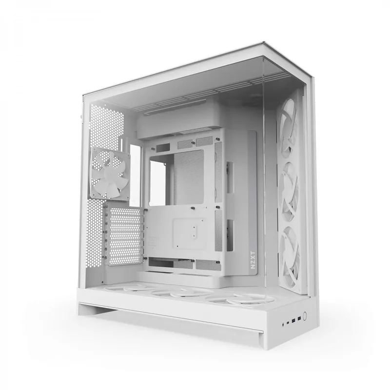 NZXT H9 Flow RGB+ 2025 Alb