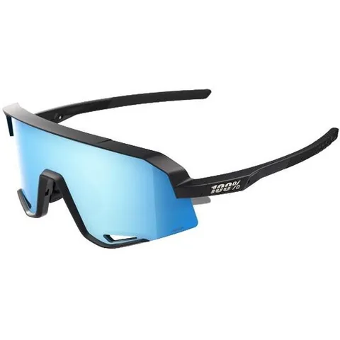 Ochelari de Soare 100% Slendale Matte Black HiPER Blue Multilayer Mirror