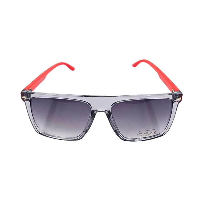 Ochelari de Soare Aristo Bărbați Transparent Rosu Neon Gri Degrade Rectangular Sport