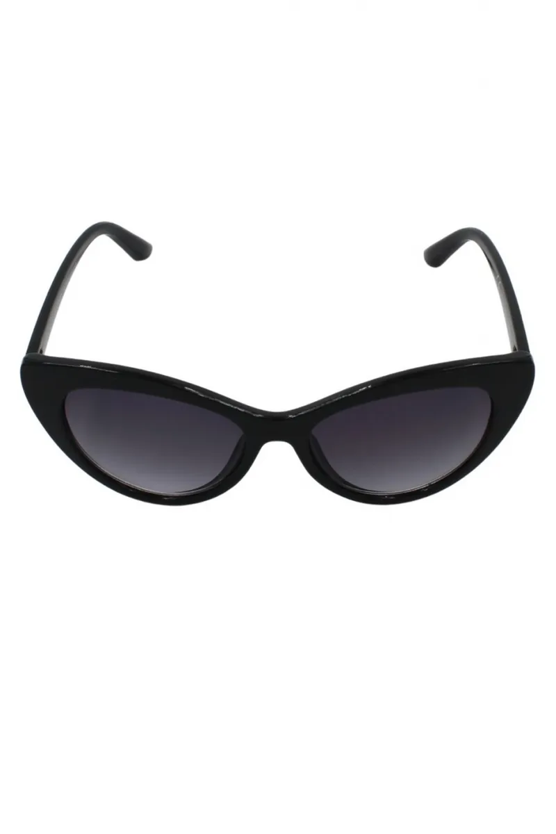 Ochelari de Soare Tiara by GiftDesign Cat Eye Dama Negru