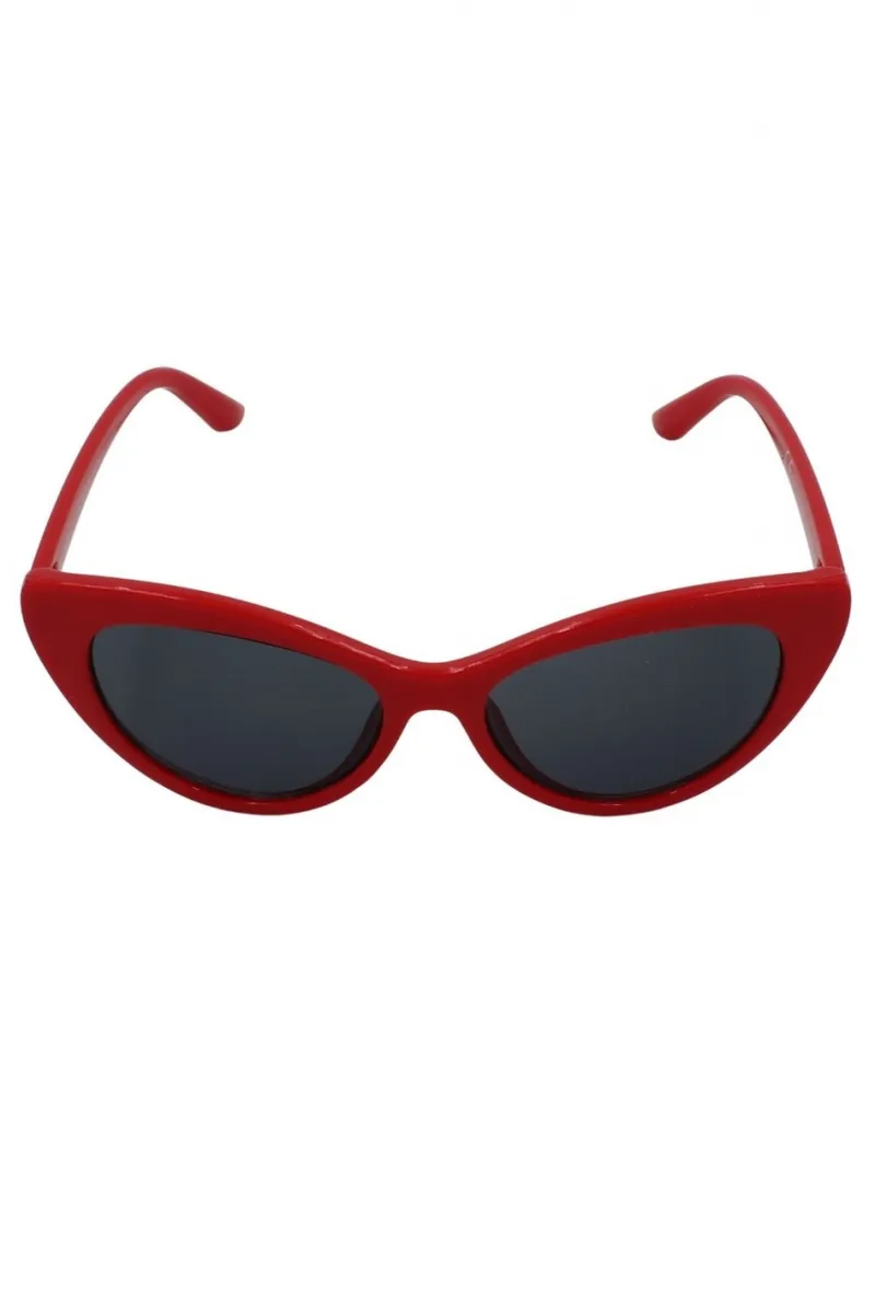 Ochelari de Soare Tiara by GiftDesign Cat Eye Dama Rosu