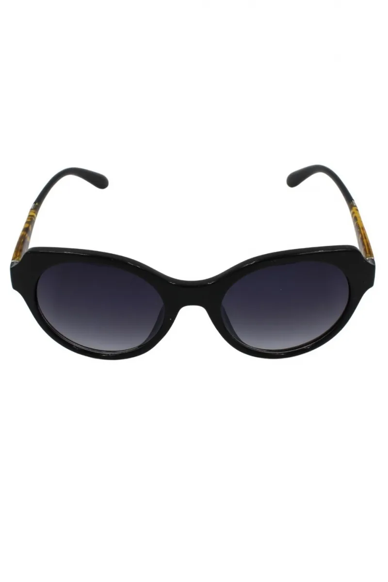 Ochelari de Soare Tiara by GiftDesign Negru Rotunzi Dama