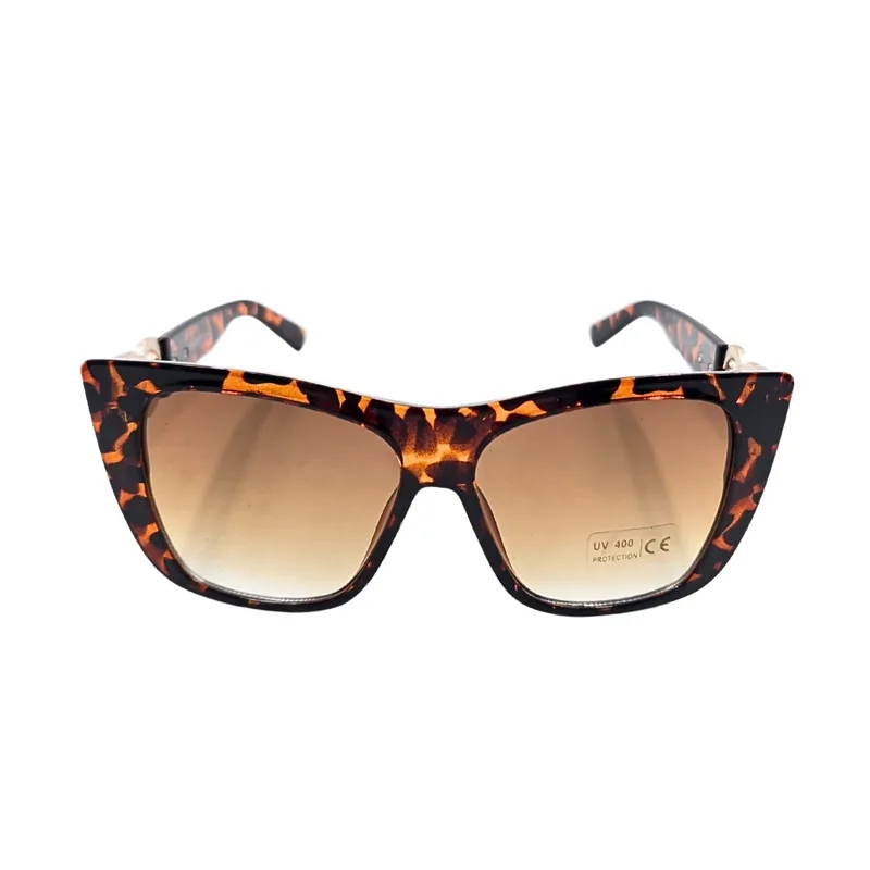 Tiara Ochelari de Soare Dama Leopard Tortoise Patrat Maro Degrade