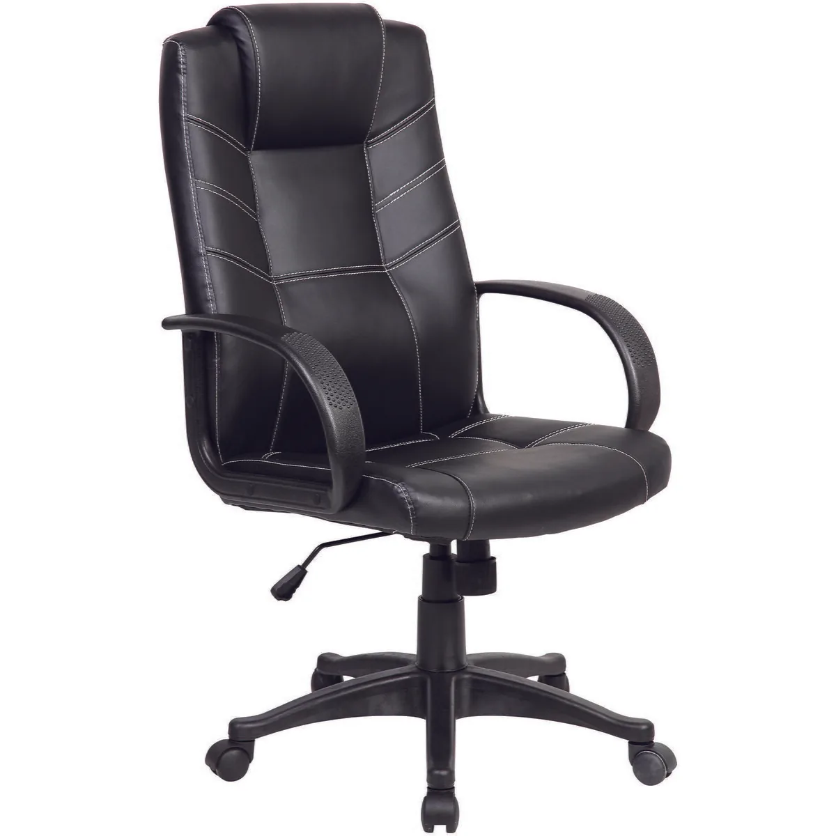 Office Products Corsica Piele Ecologica Brate Plastic Negru