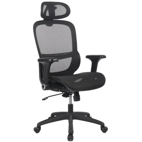 Office Products Dokos Brate Plastic Rotile Mesh Textil Negru