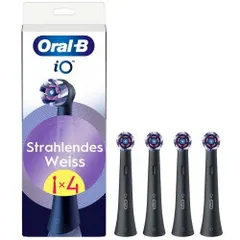 Oral-B iO Radiant White Set 4 Capete de Perie Negre