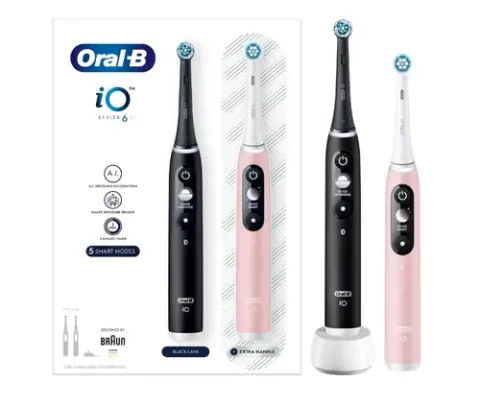 Oral-B iO6 Negru/Roz