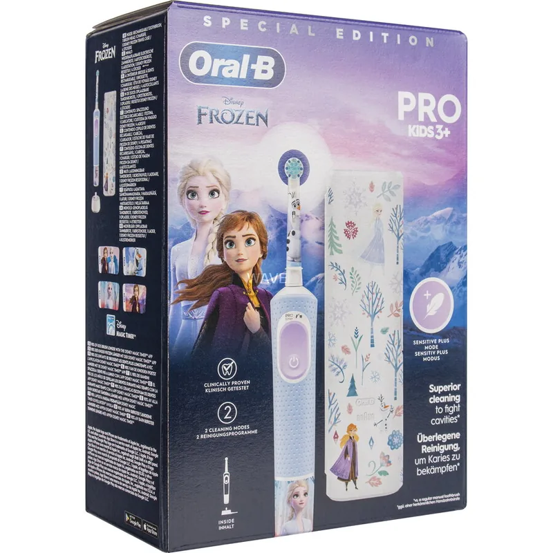 Oral-B Vitality Pro 103 Kids Frozen Cu Carcasa Albastru Deschis/Alb