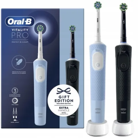 Oral-B Vitality Pro Duo Negru Albastru Alb