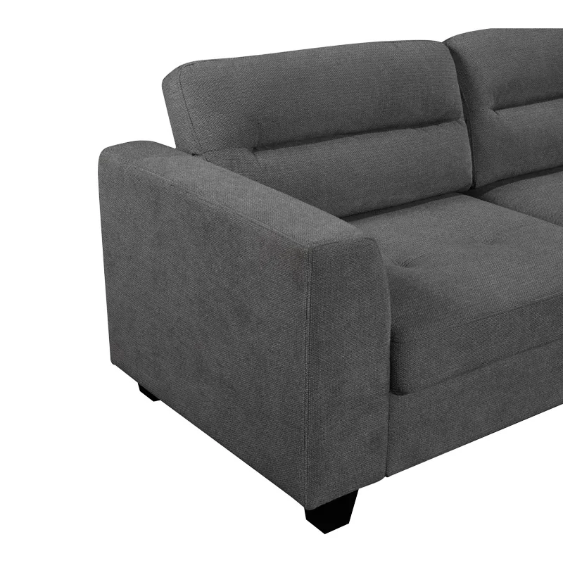 Pako World Coltar Camile Antracit 270x174x95cm - imagine 4