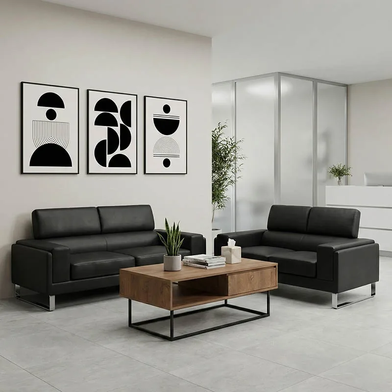 Pako World Shea Set 2 Canapele 3+2 Locuri Negru