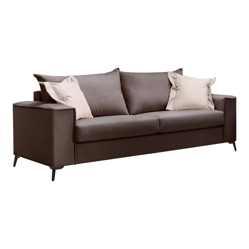 Pako World Verona Set 2 Canapele 2 Locuri Gri Inchis 225x93x100cm - imagine 2