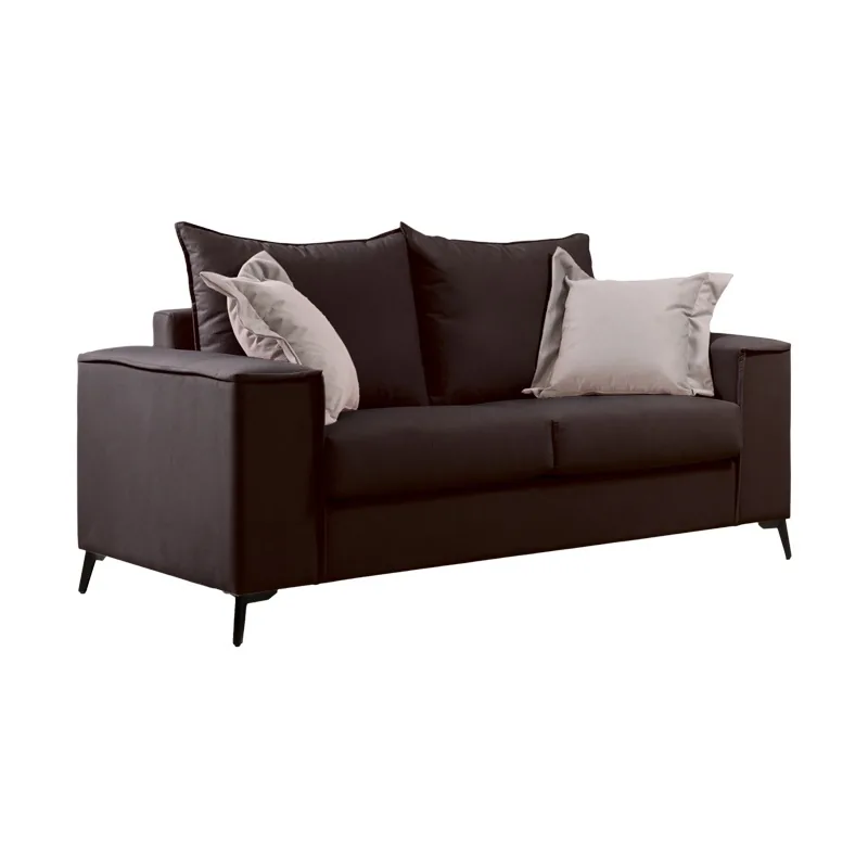 Pako World Verona Set 2 Canapele 2 Locuri Gri Inchis 225x93x100cm - imagine 5