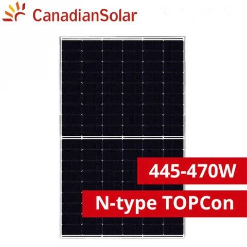 Canadian Solar TOPHiKu6 CS6.2-48TD 460W N-Type Rama Neagra