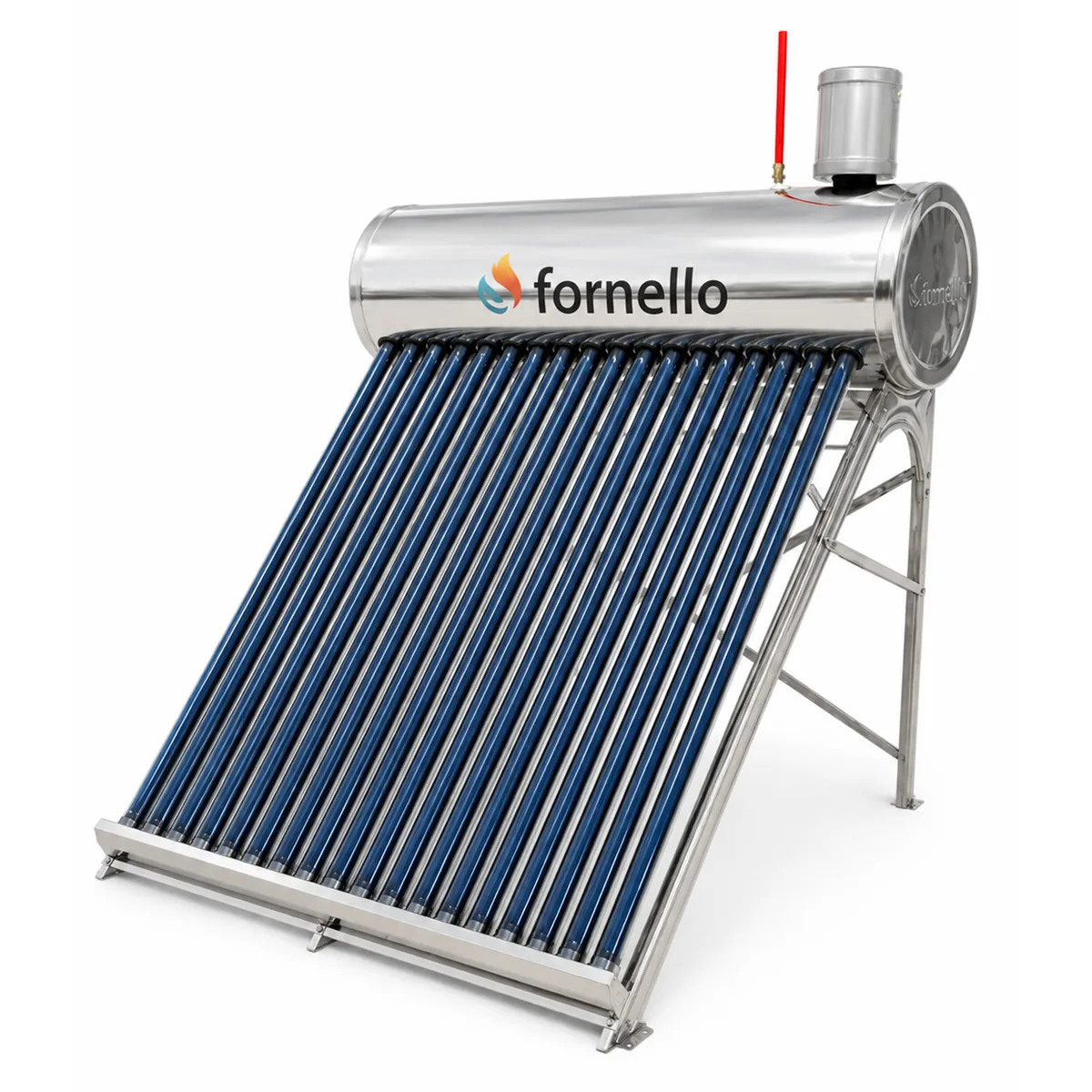 Panou Solar Nepresurizat Fornello 150L 18 Tuburi Vidate Vas Flotor 5L