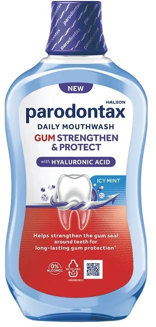 Apă de Gura Parodontax Gum Strengthen & Protect Icy Mint 500ml