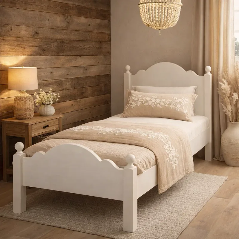 Pat Atelier 49 Aria Single Lemn Masiv de Brad 90x200cm