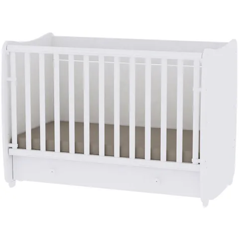 Patut Copii Lorelli Dream New de la Nastere Maxim 15KG 60x120cm Alb