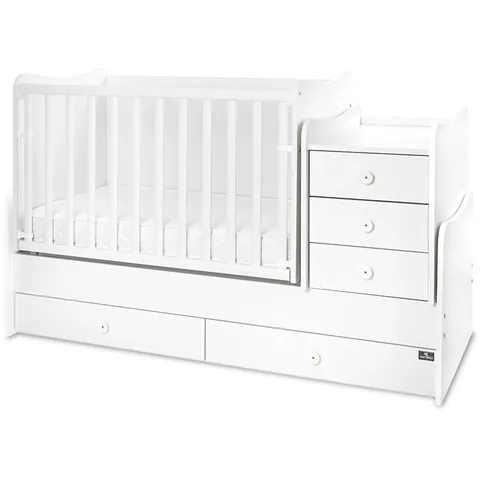 Lorelli Maxi Plus Trio White 70x160CM