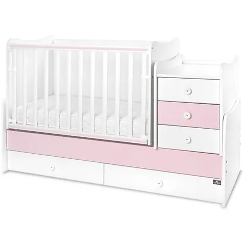 Lorelli Maxi Plus Trio 70x160cm White Orchid Pink