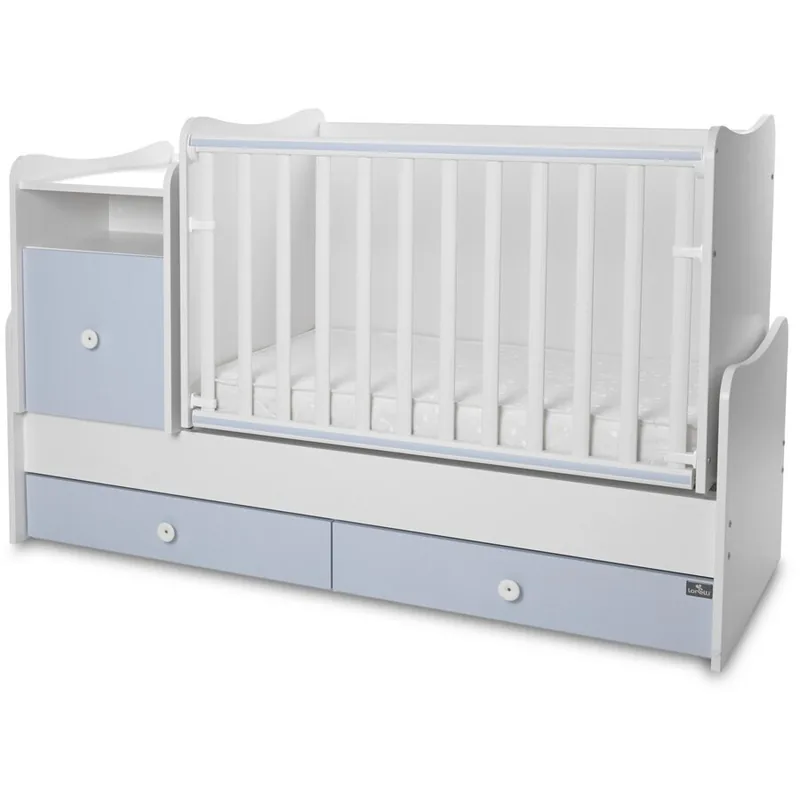 Lorelli Trend Plus De la Nastere Alb Baby Blue