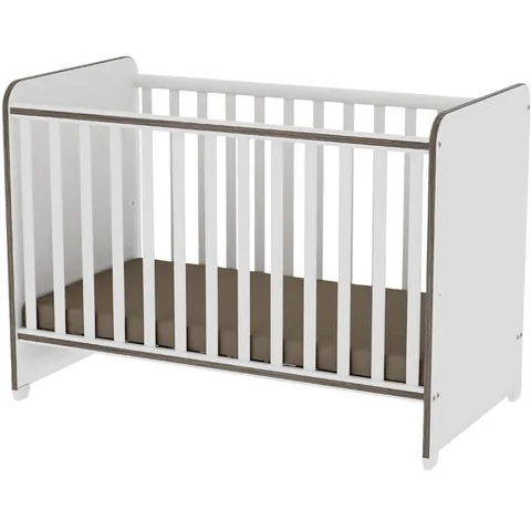 Patut Lorelli Sweet Dream Lemn 60x120cm Alb/Coffee