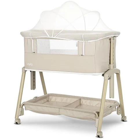 Lorelli Co Sleeper Layla 2 in 1 Anti-Reflux Beige