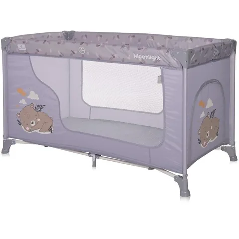Pat Copii Lorelli Moonlight Pliabil 1 Nivel Grey Dream