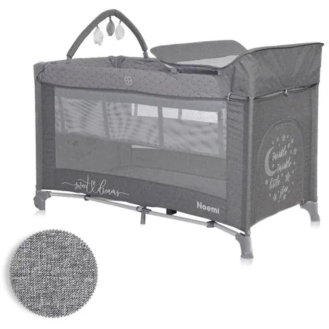 Lorelli Noemi Plus Pliabil 2 Nivele Cu Accesorii Cool Grey Star