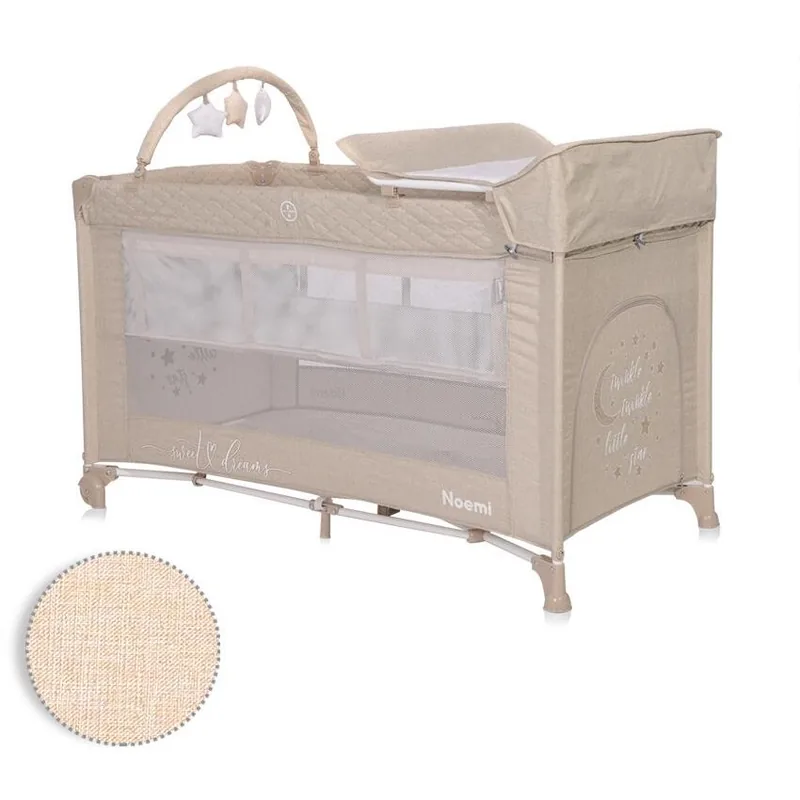 Lorelli Noemi Plus 2 Nivele Cu Accesorii Fog Beige Star