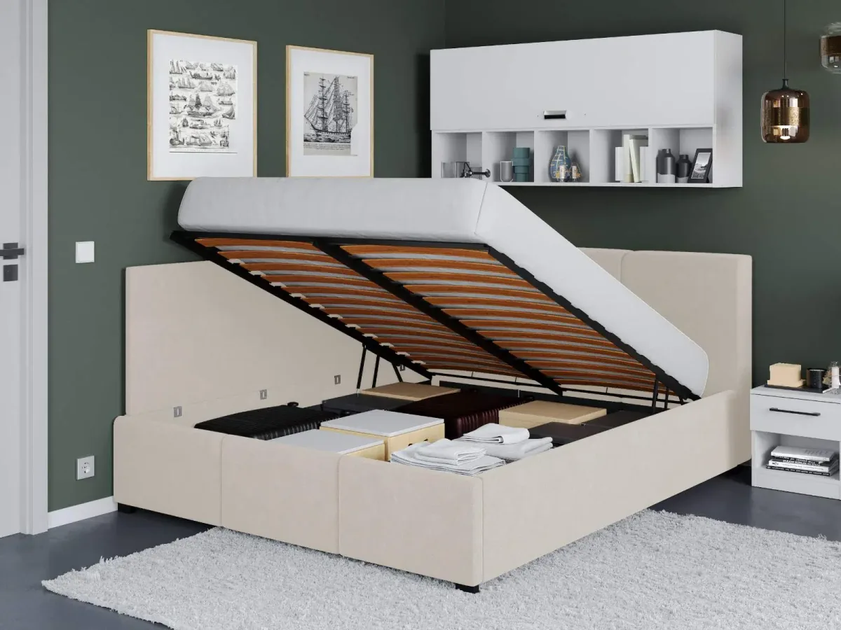 Pat Tapitat de Colt Mobila Laguna Avelis Swing 1 Crem 160x200