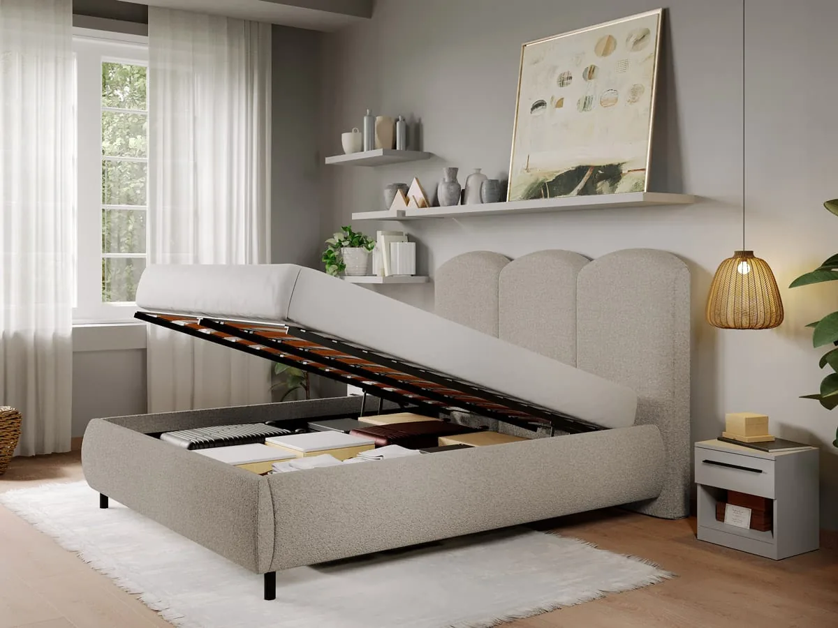 Pat Tapitat Mobidea Nero 160x200 Blanita Taupe