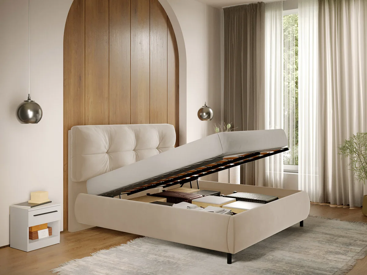 Pat Tapitat Mobidea Ramses 160x200 Bej Rabatabila