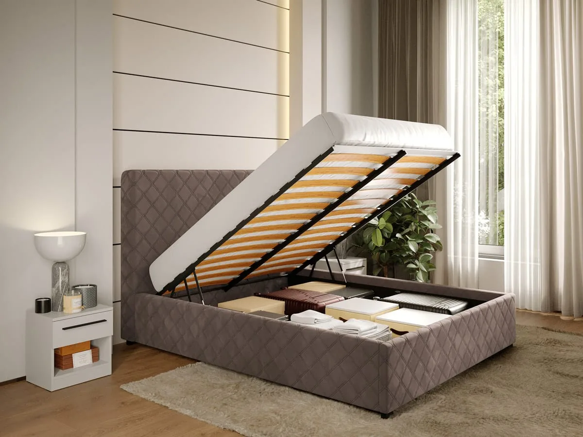 Pat Tapitat Mobidea Ruby 180x200 Rabatabila Maro