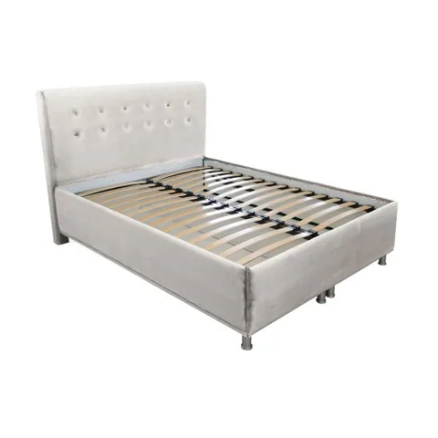 Pat Tapitat Spectral Mobila M02 140x200 cm cu Lada