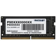 Patriot Signature Line 8GB DDR4 1600MHz PC4-25600 SO-DIMM Unbuffered
