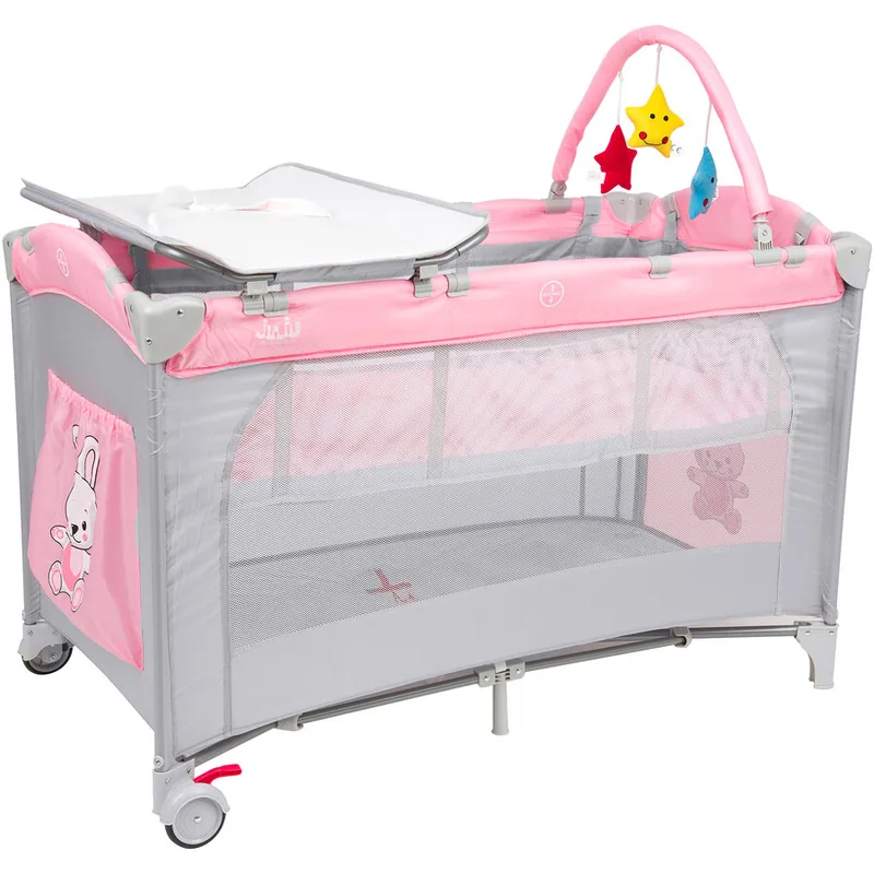 Patut Pliant Juju Sleepy Baby Hunny Bunny 2 Nivele