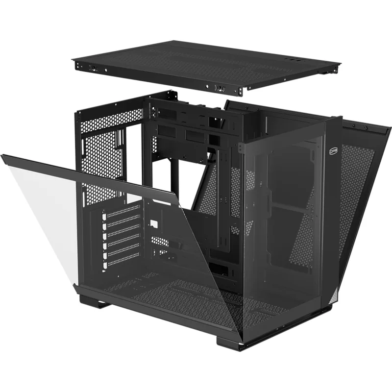 PCCOOLER C3 T500 Tempered Glass Negru