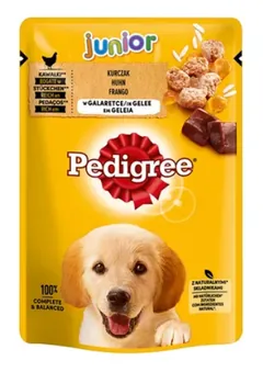 Plic Hrana Umeda Pentru Catei Pedigree Junior Pui in Aspic 100g